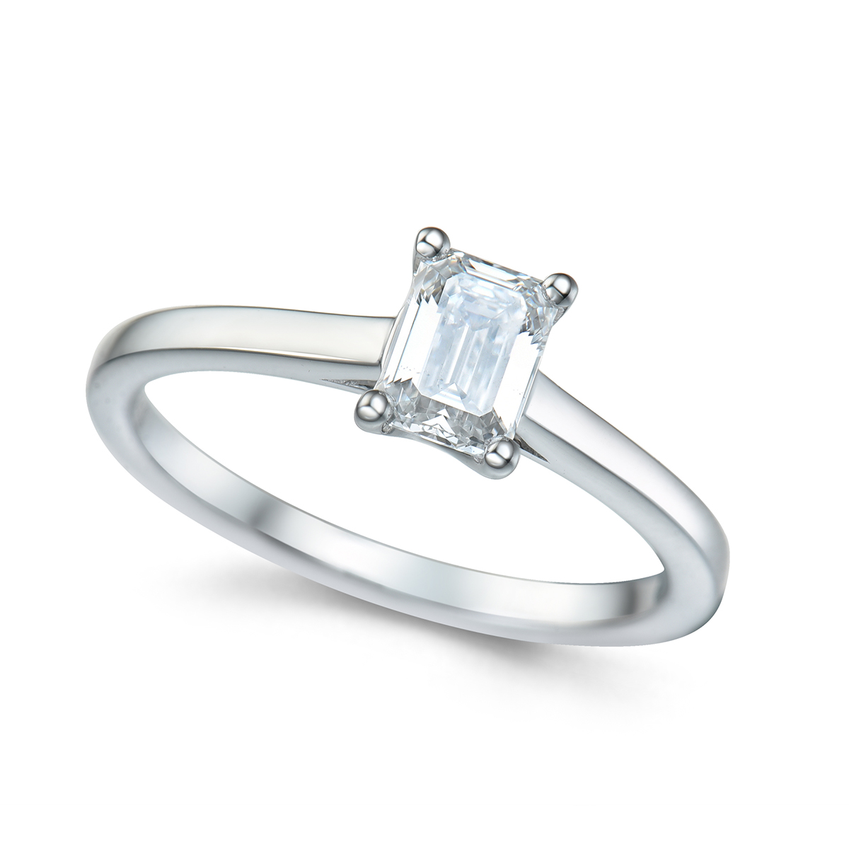 Bridal Eternity enstens diamantring 0,70 ct