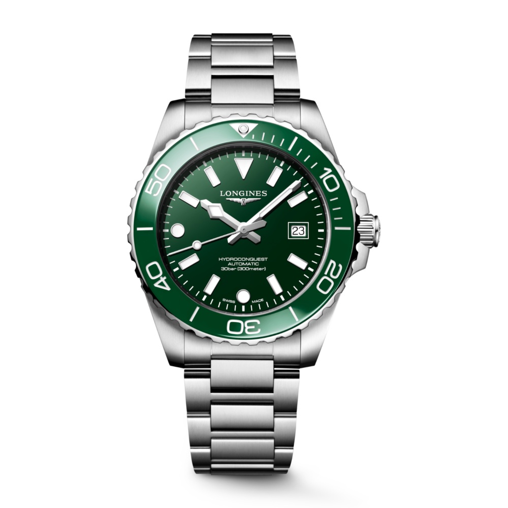 Longines Hydroconquest grønn 42 mm