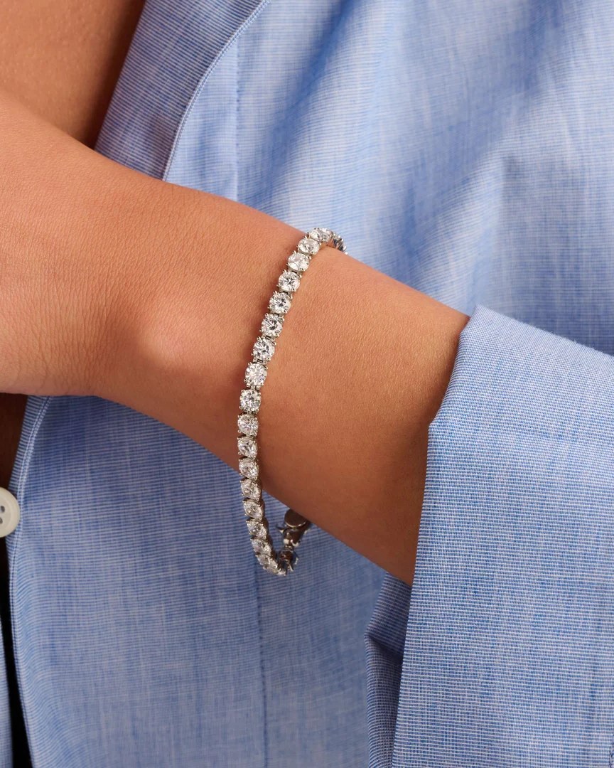 Ti Sento sølvarmbånd cubic zirkonia