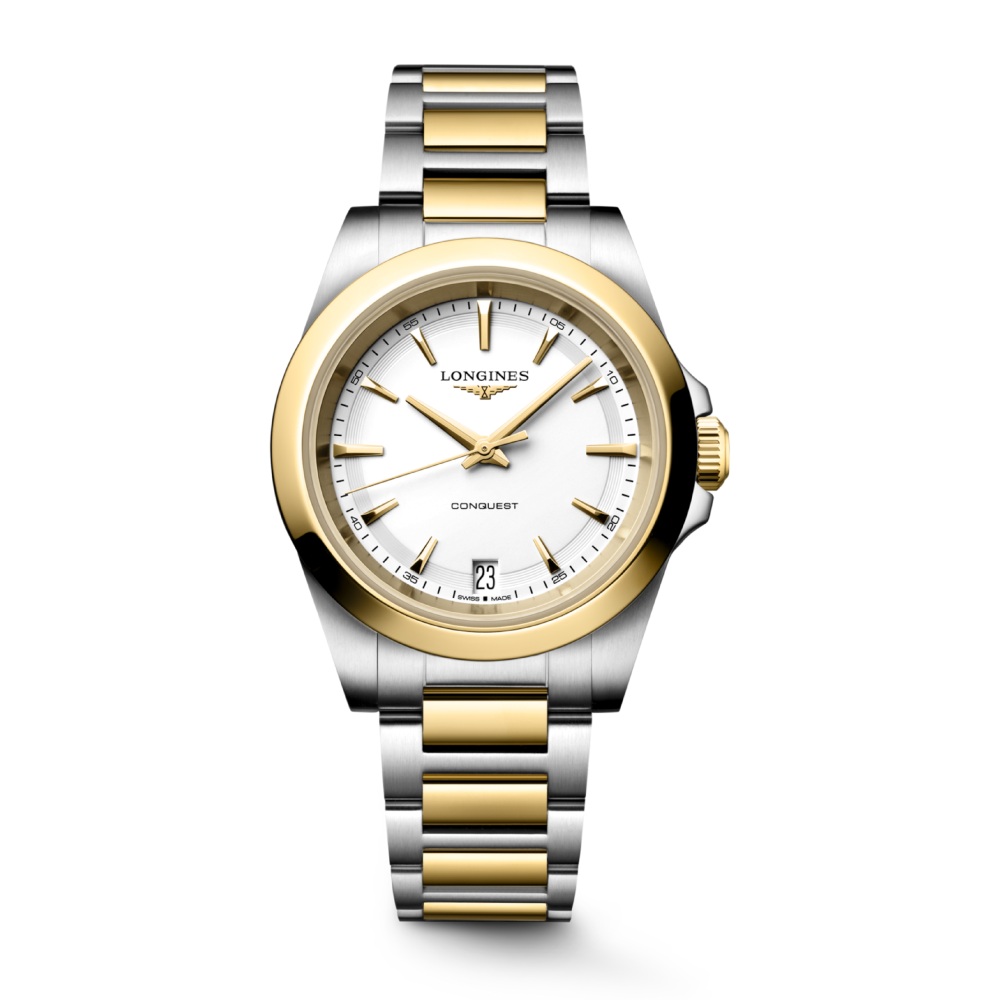 Longines Conquest two tone 34 mm