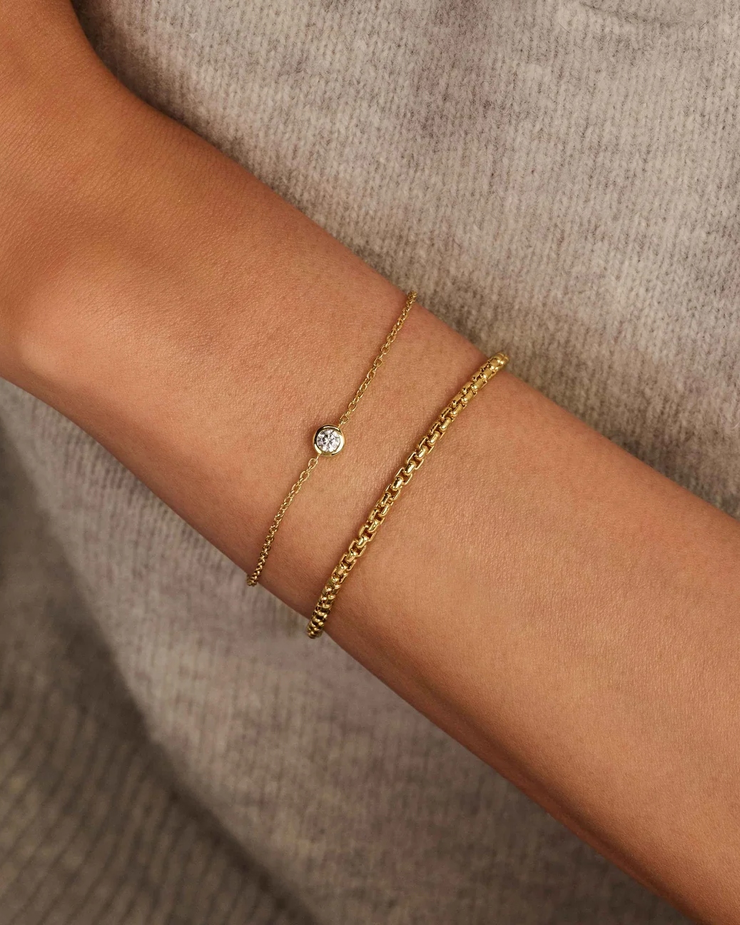 Ti Sento armbånd i forgylt sølv