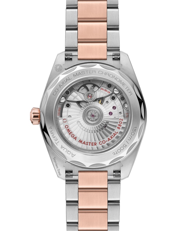 Omega Seamaster Aqua Terra 150 m stål og rosègull 38 mm