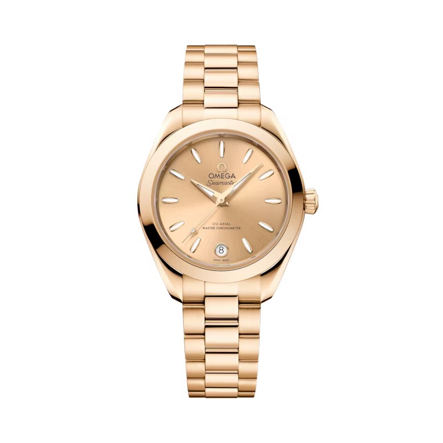 Omega Seamaster Aqua Terra Moonshine gold on gold 30 mm | 5594450